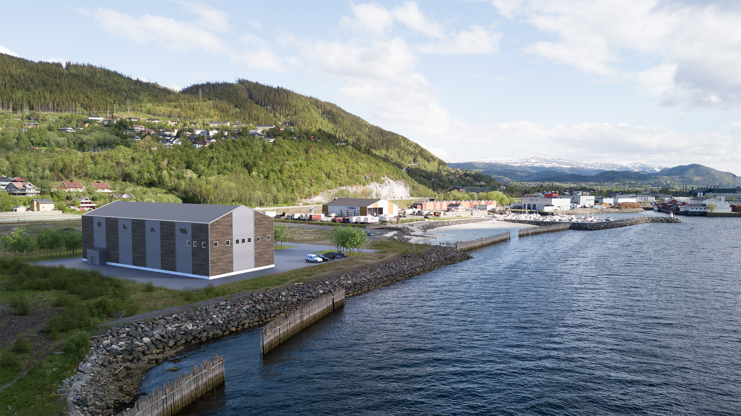 New industrial building in Mosjøen
