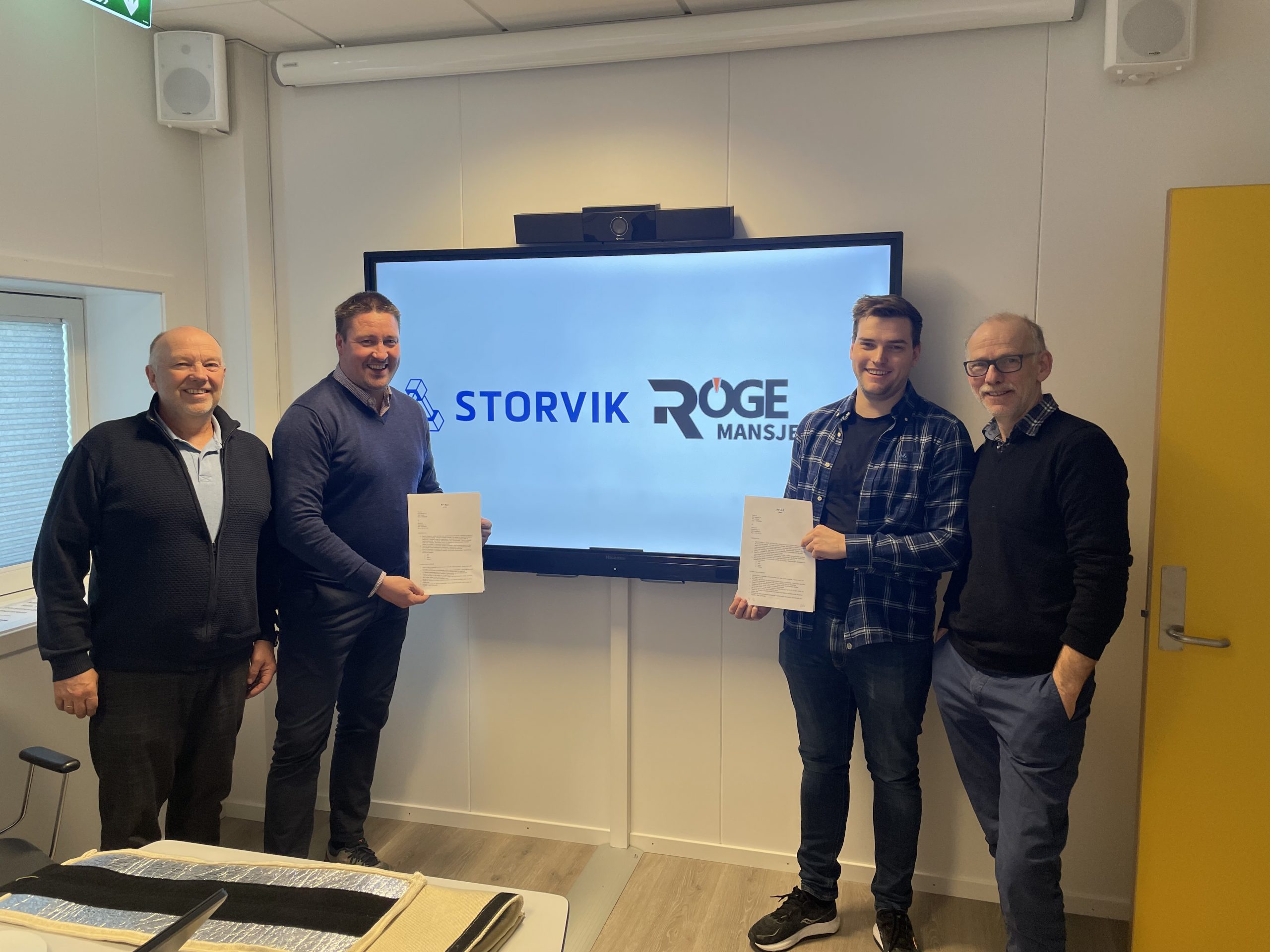Roge AS og Storvik signerer samarbeidsavtale